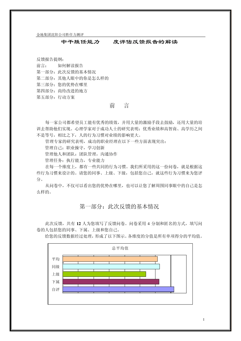 沈阳公司中干胜任能力测评个人评估报告(行政人事)_第2页