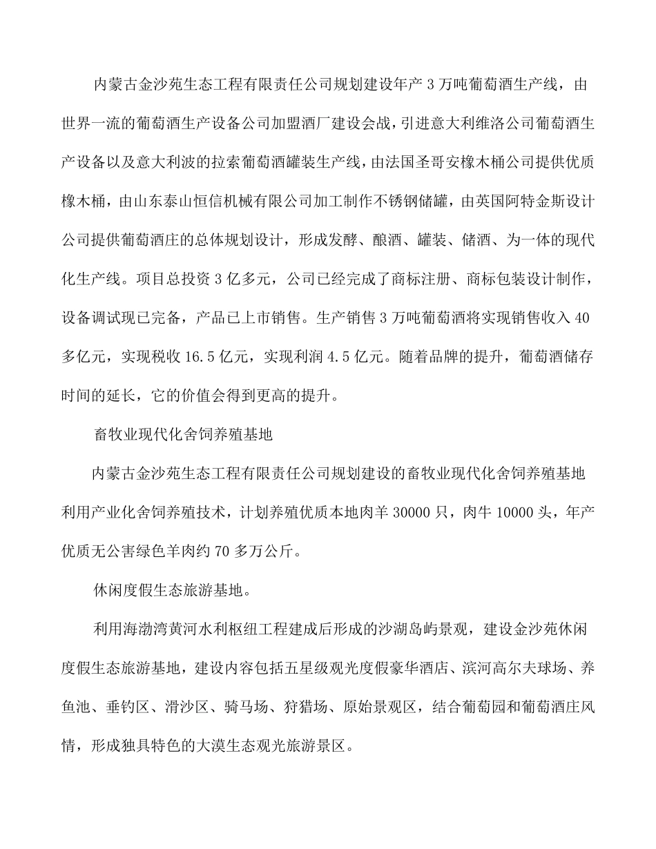 沙漠驿站旅游项目策划书_第3页