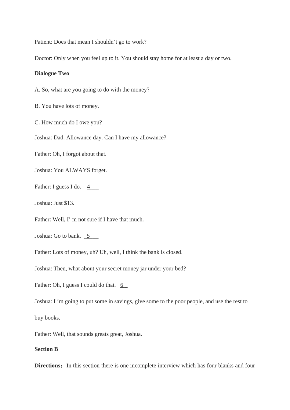 2025年同等学力申硕英语真题A卷与参考答案_第2页