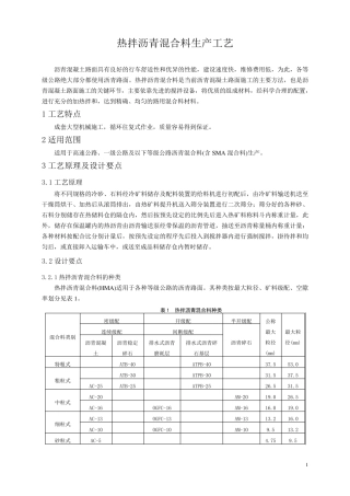 沥青混合料生产工艺