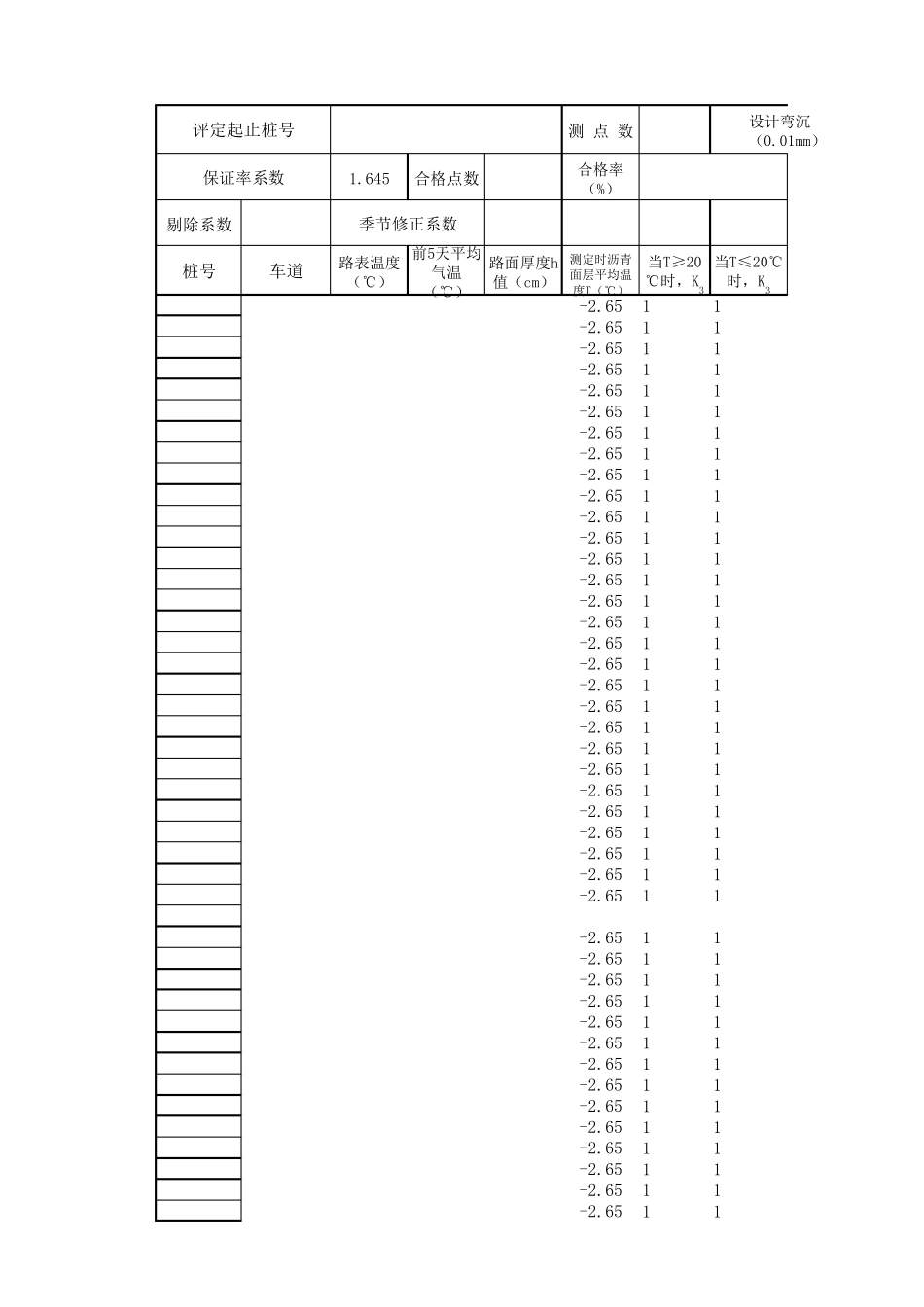 沥青路面设计弯沉计算_第1页