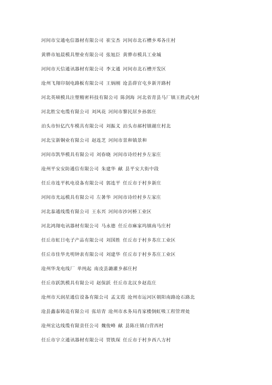 沧州市电子信息产业企业目录_第3页