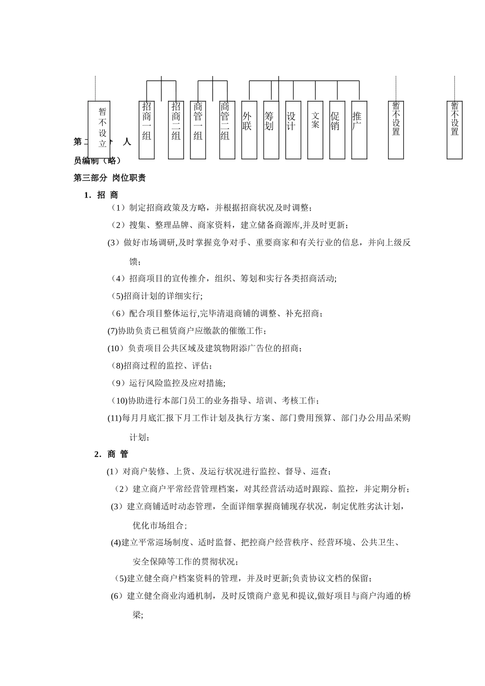2025年商业运营全套管理制度组织架构岗位职责工作流程管理制度_第3页