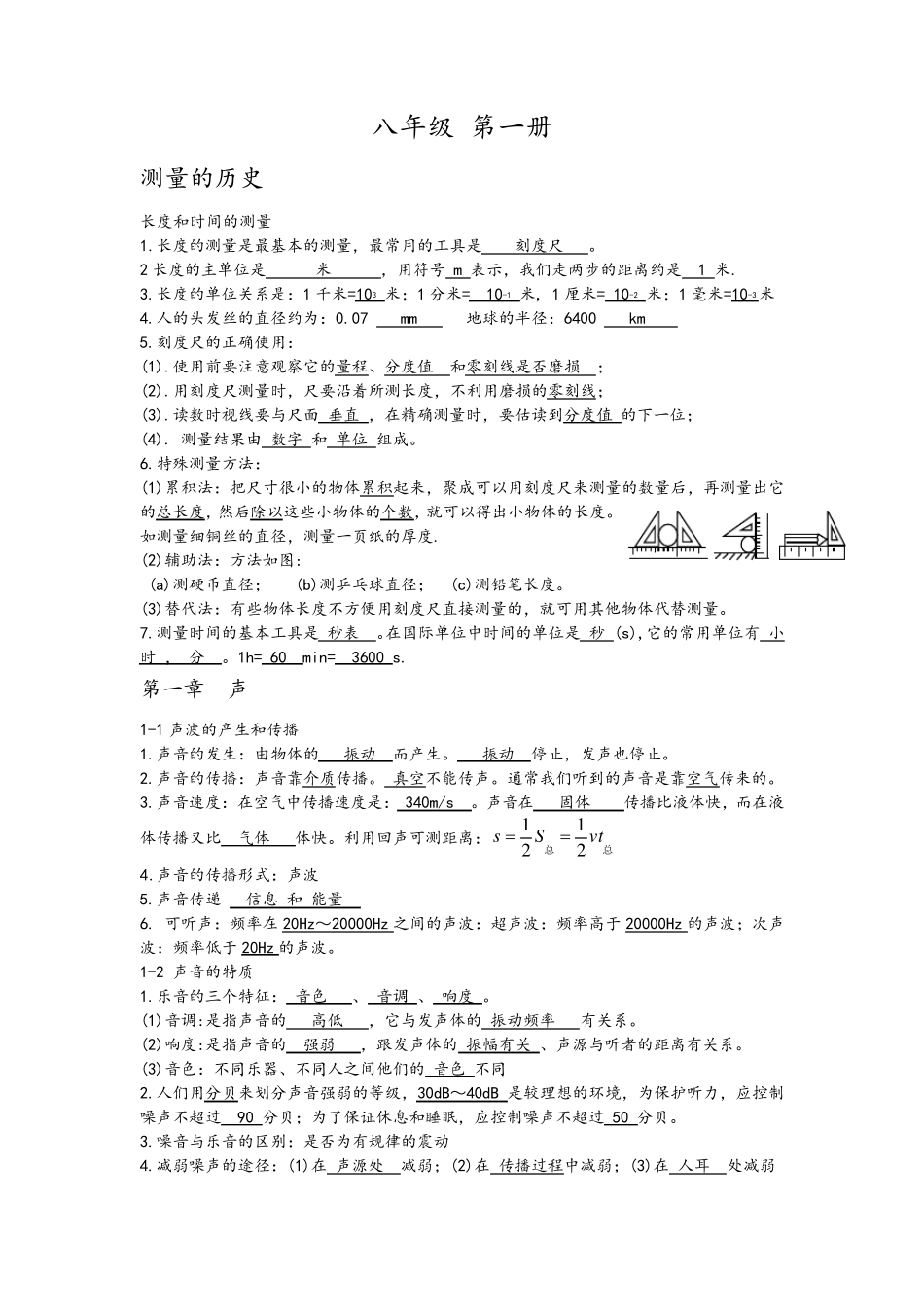 沪教版(上海)初中物理课本知识点总结_第2页