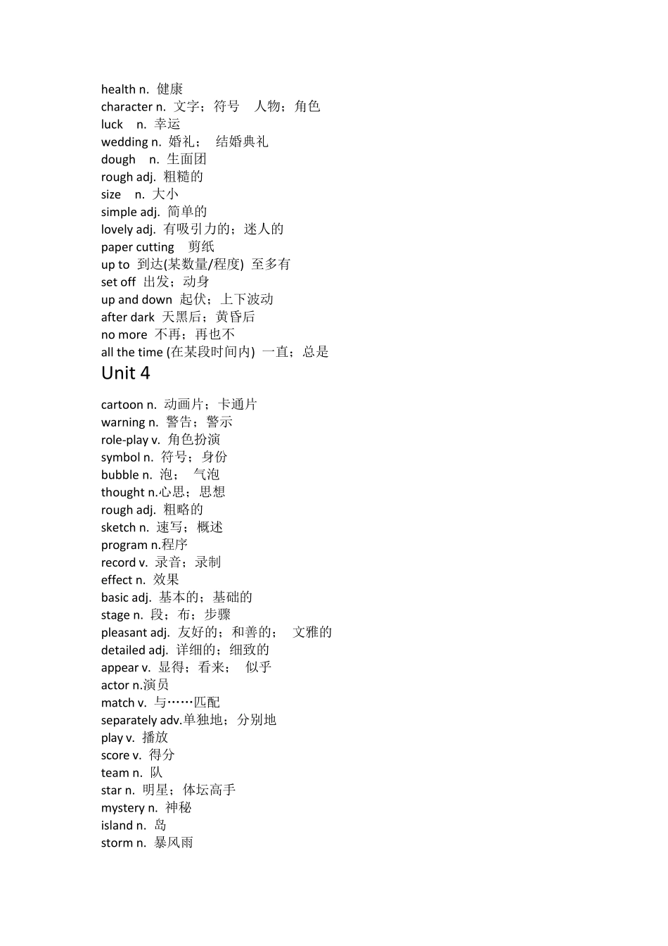 沪教版八年级下册词汇表_第3页