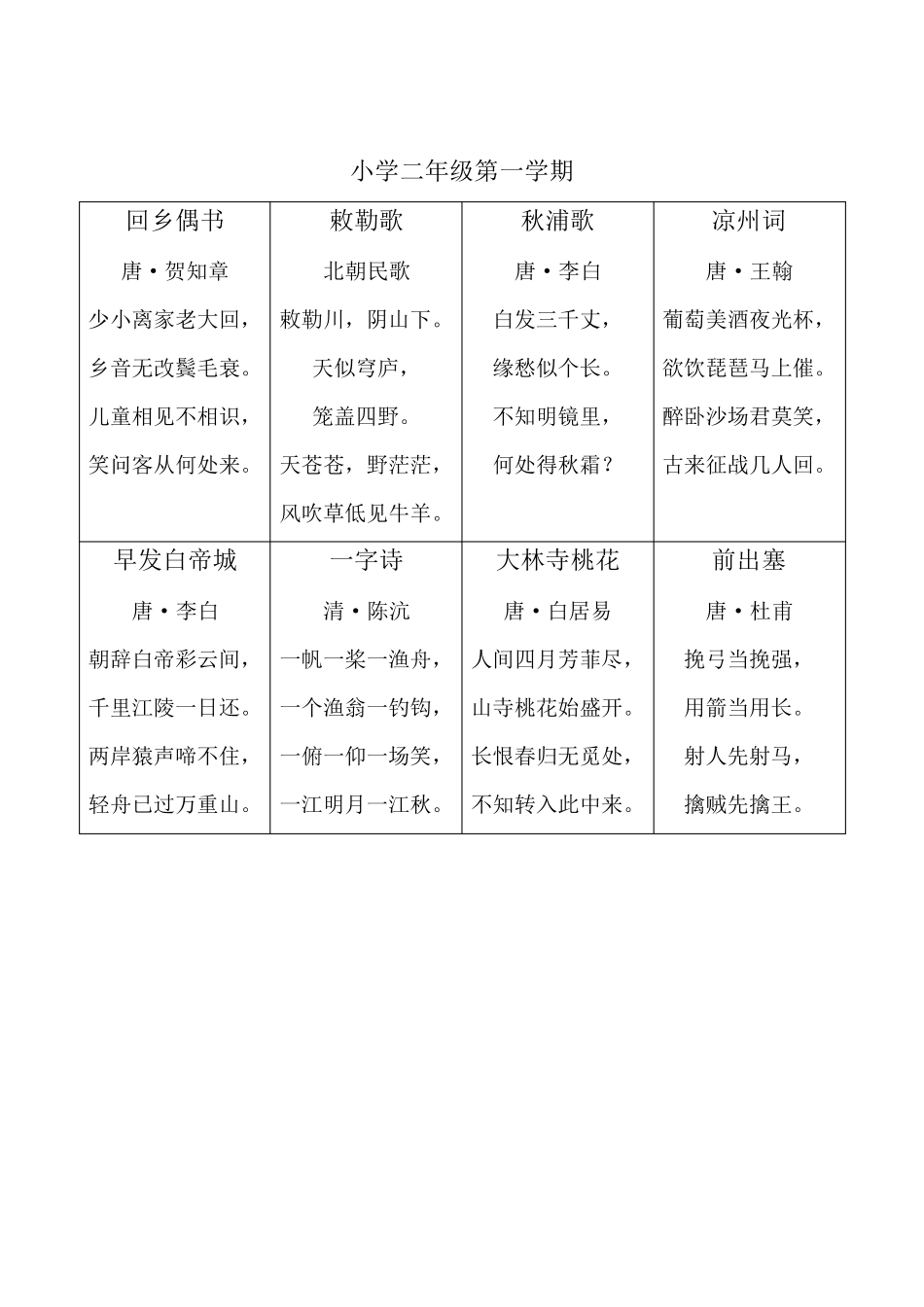 沪教版小学15年级语文教材古诗_第3页