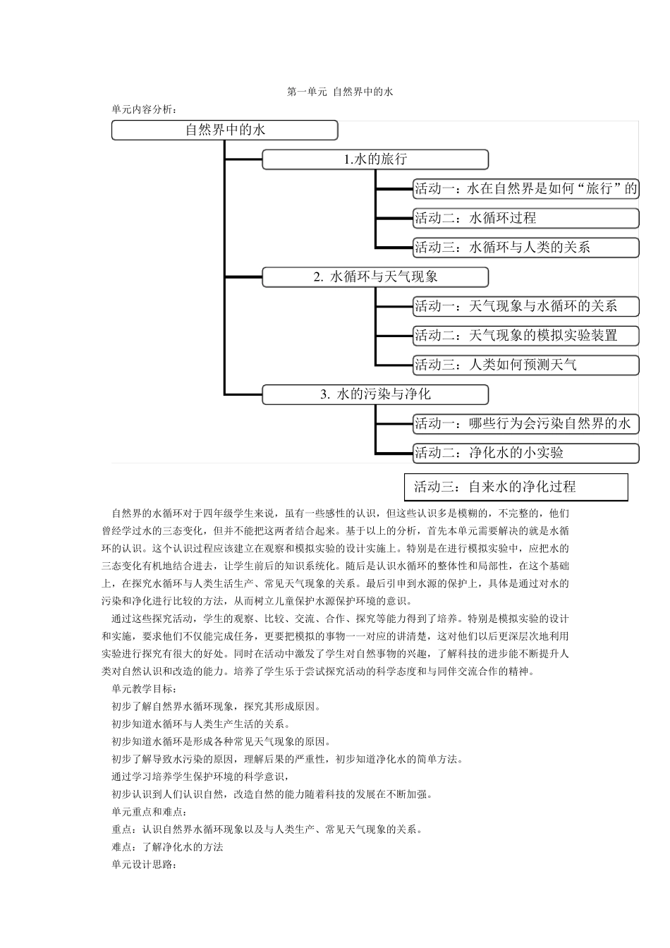 沪教版小学四年级上册自然全书教案_第1页
