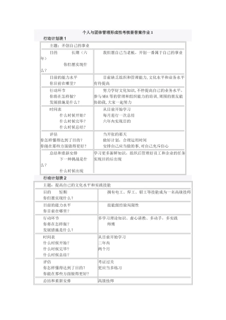 2025年个人与团队管理形成性考核册答案作业