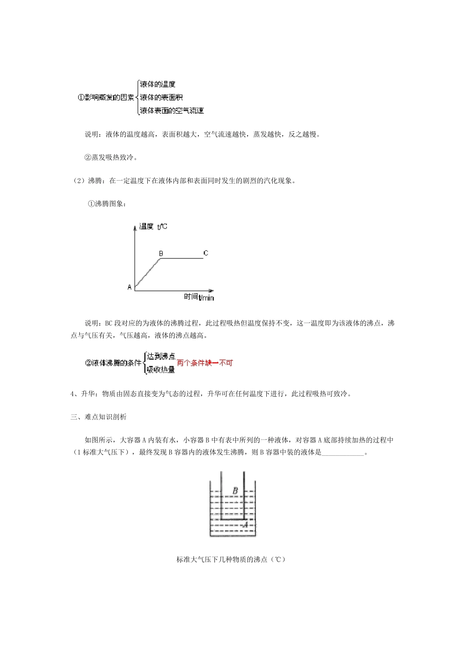 沪科版初三物理第一章从水之旅谈起知识点及练习题_第2页