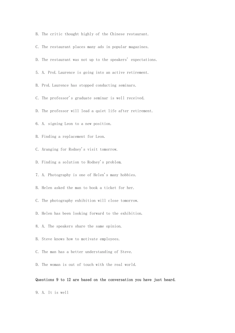 2025年听力六级第套_第2页