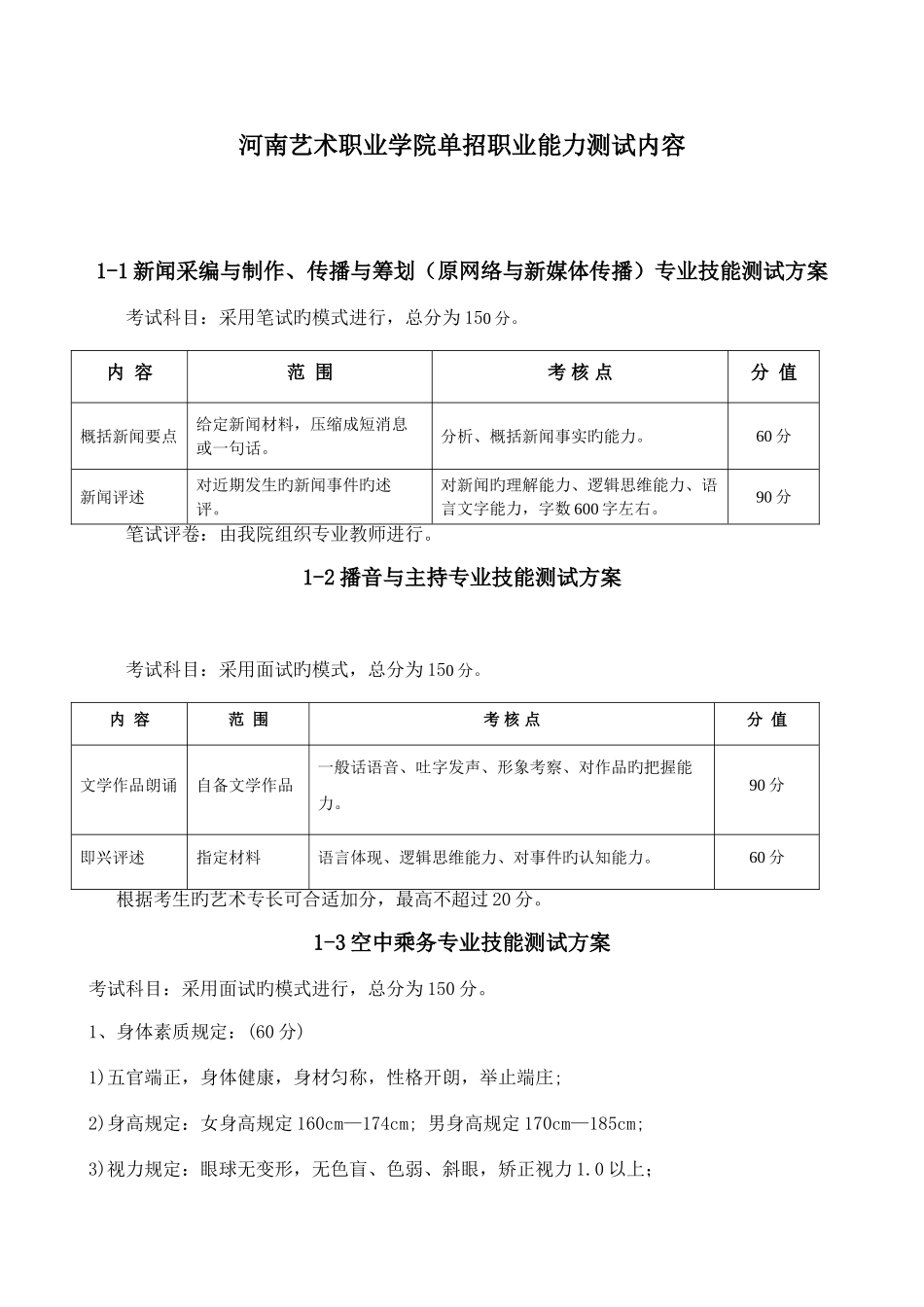 2025年单招职业能力测试内容汇编_第1页