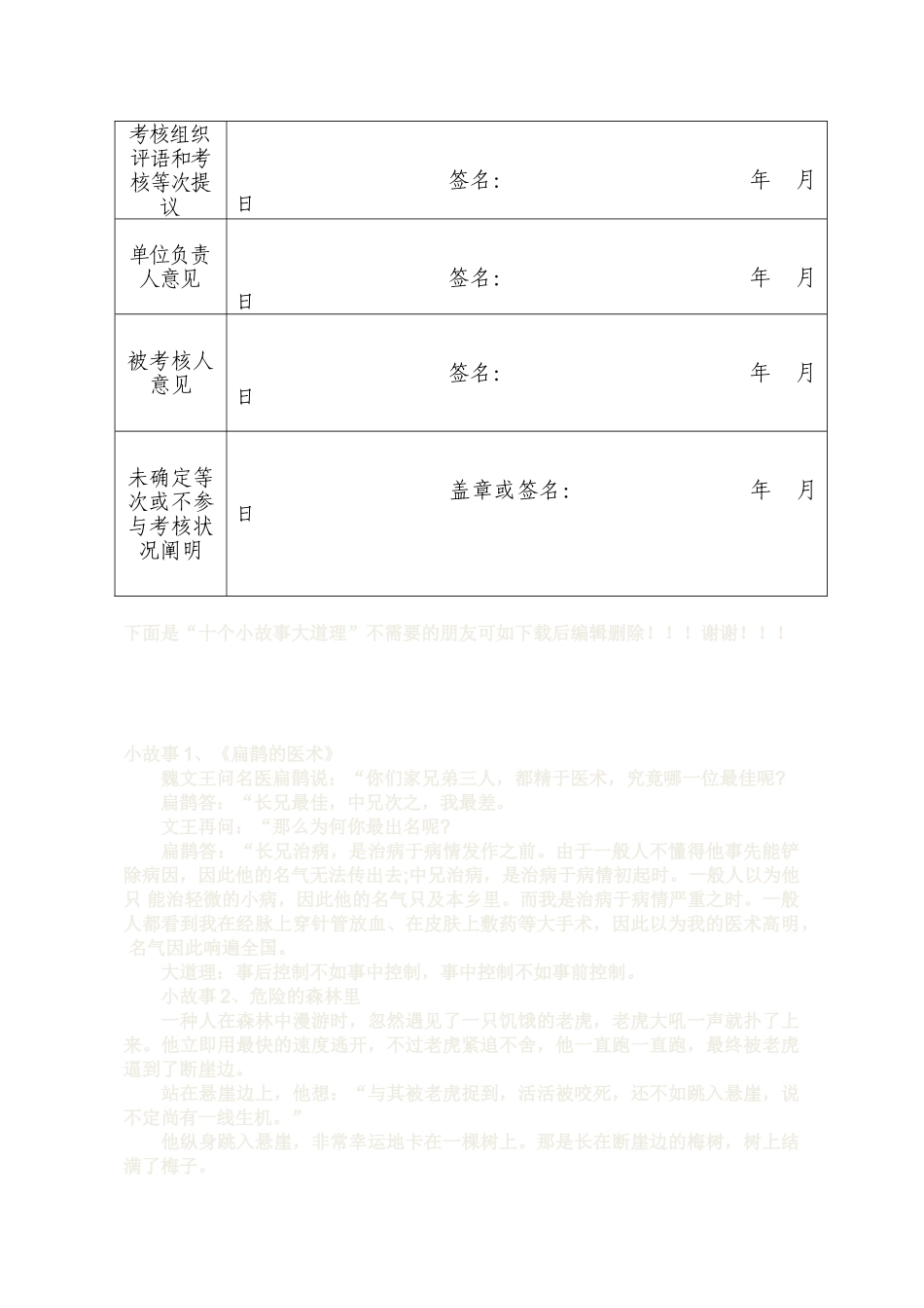 2025年事业人员考核表空表_第3页