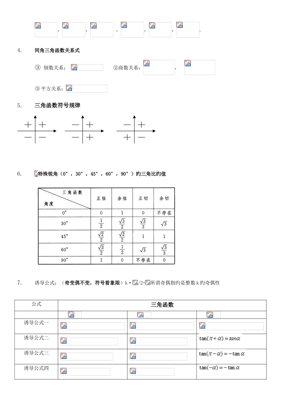 2025年三角函数知识点整理_第2页