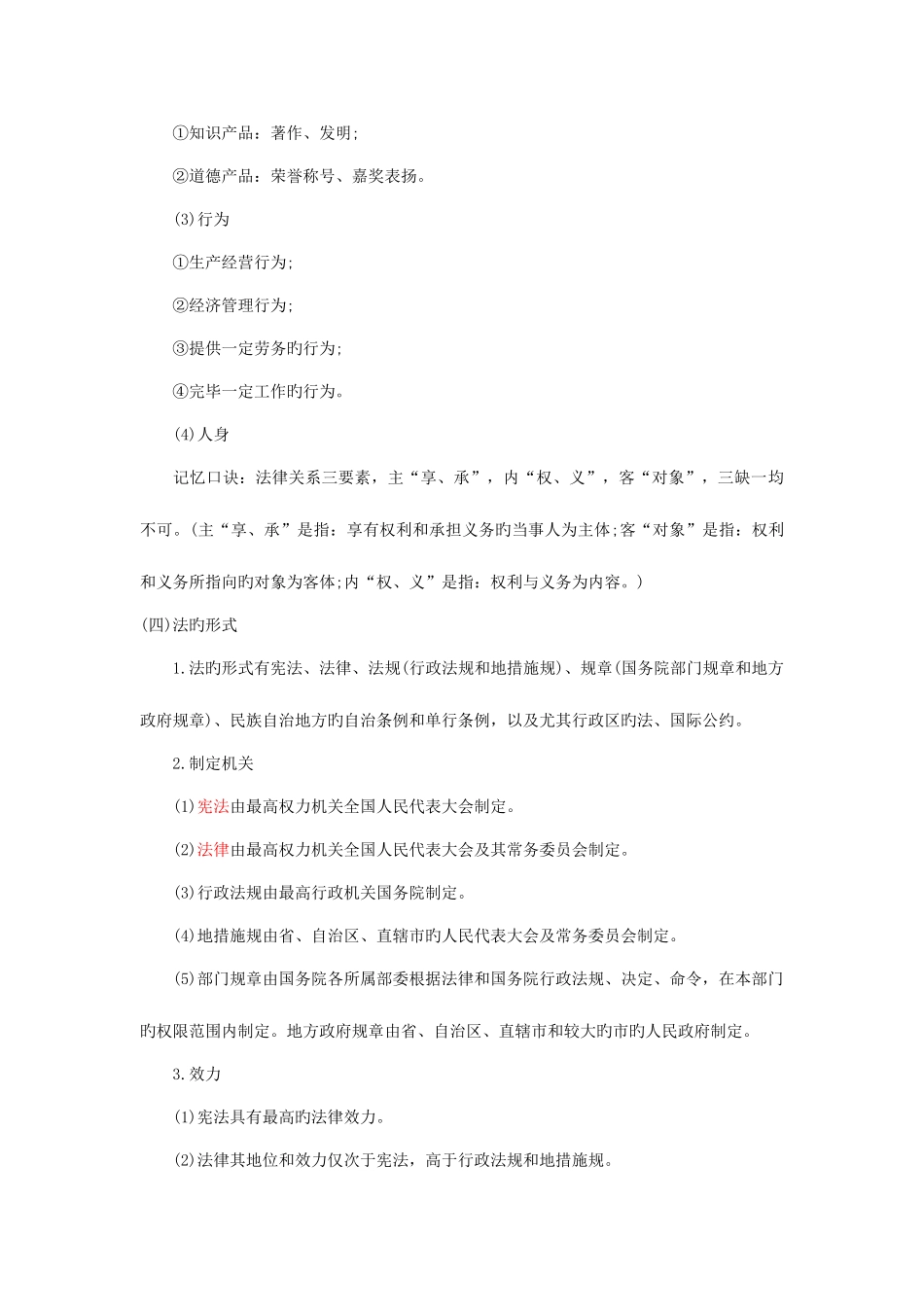 2025年初级经济法基础各章节知识点速记分解_第3页