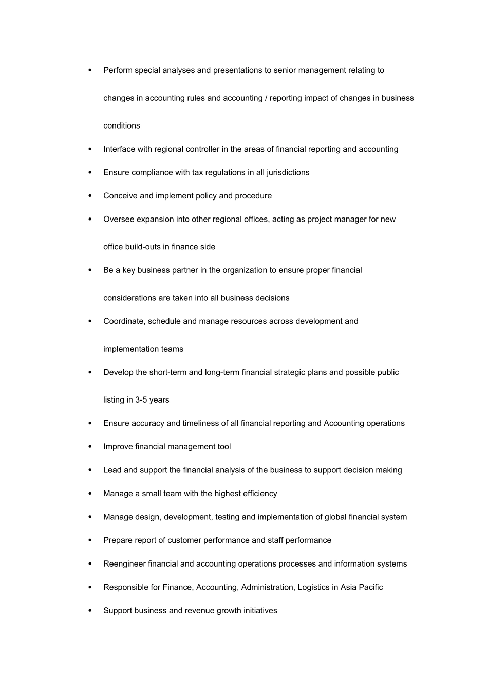 2025年公司全套职位描述英文版_第2页