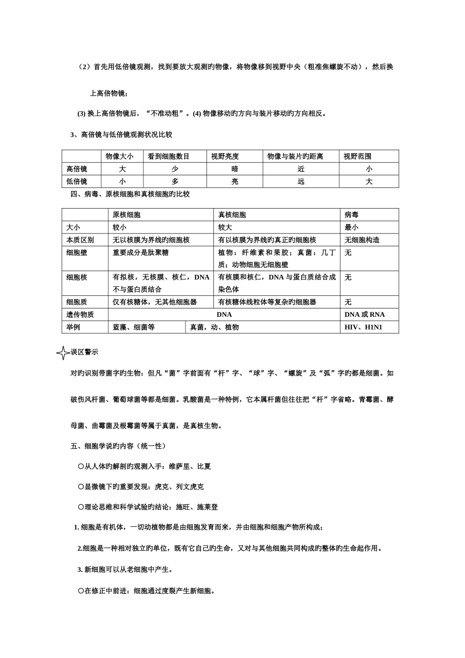2025年必修分子与细胞知识点总结_第2页