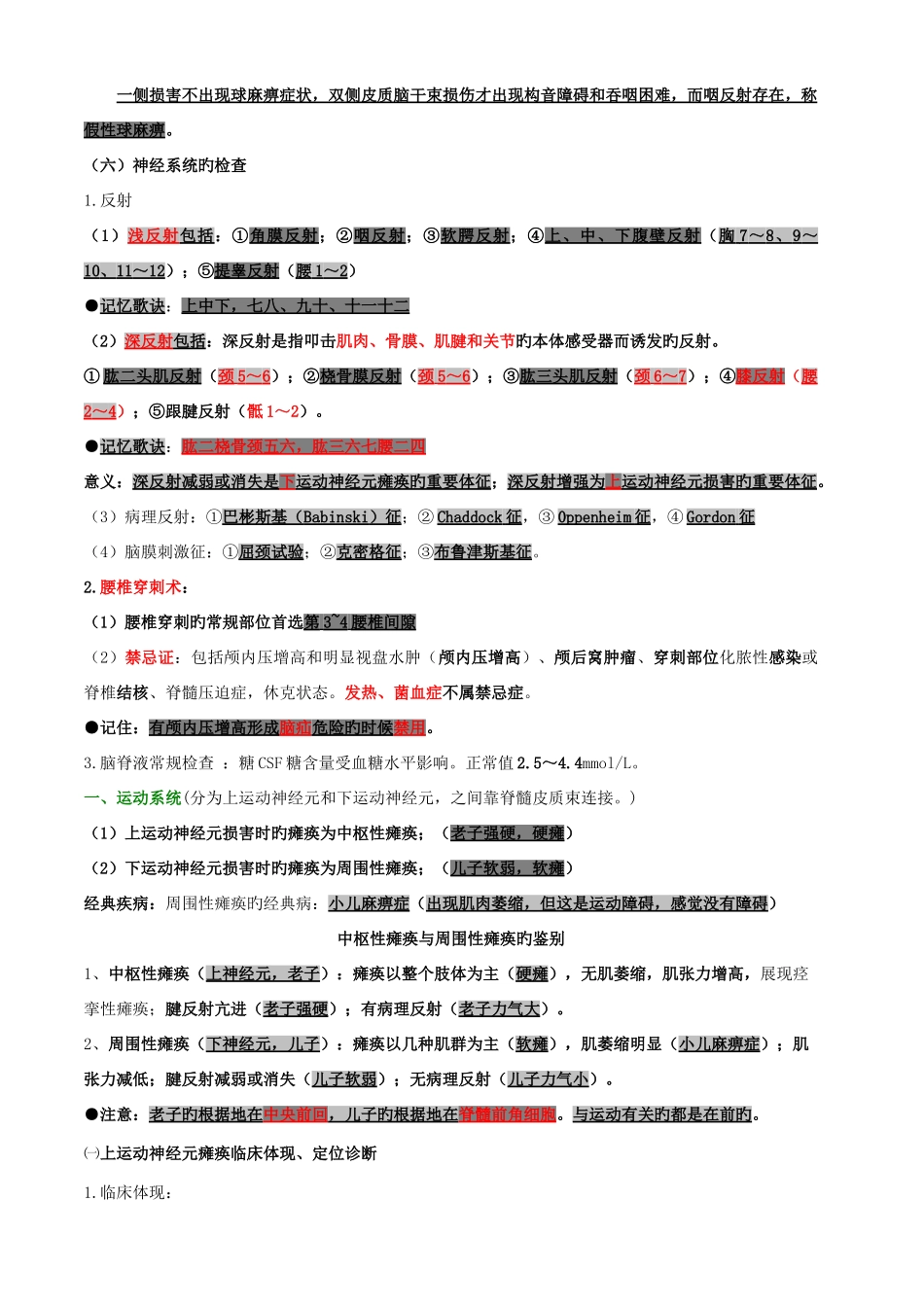 2025年内科主治医师神经系统_第3页