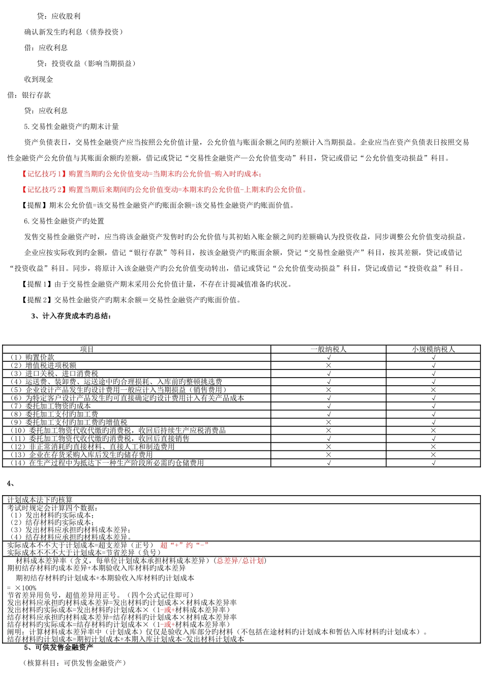 2025年初级会计实务知识点总结打印版_第2页
