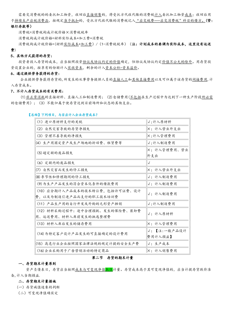 2025年中级会计师考试中级会计实务个人学习笔记_第3页