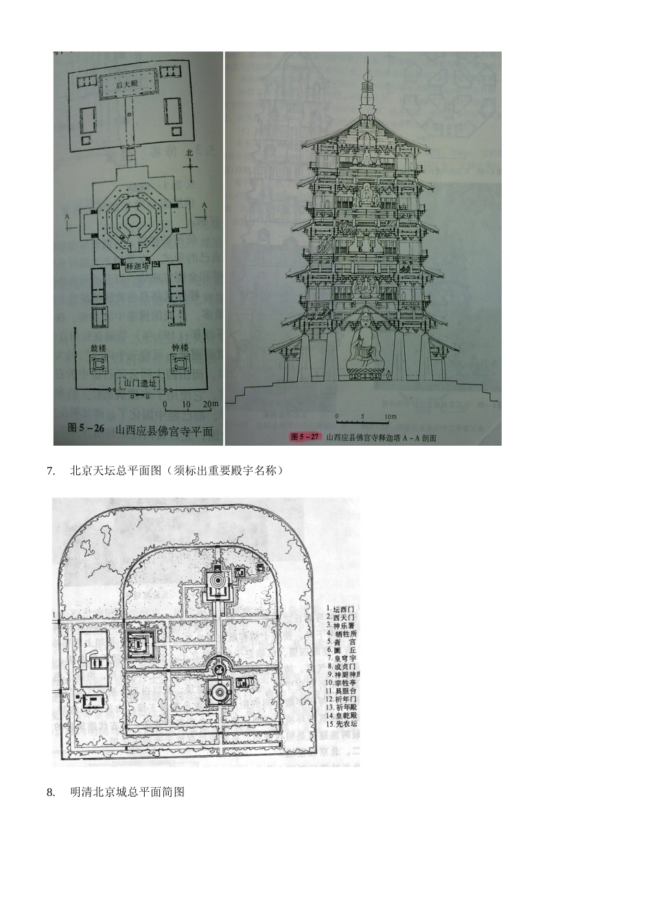 2025年中国建筑史题库及答案精华版_第3页