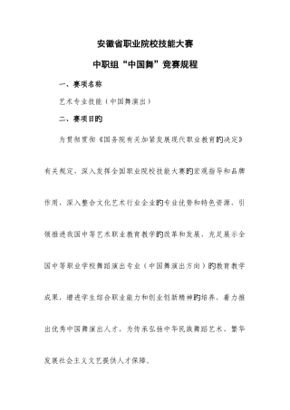 2025年中国舞省竞赛规程