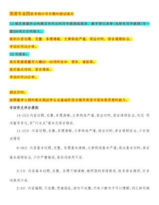 2025年专四写作技巧