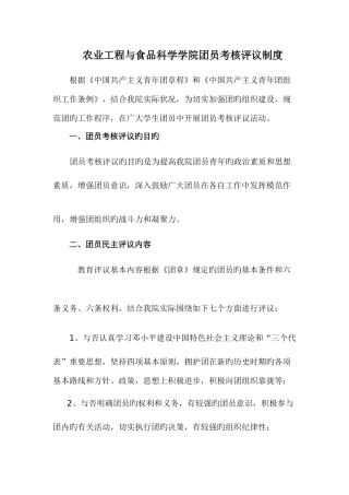 2025年团员考评评议制度