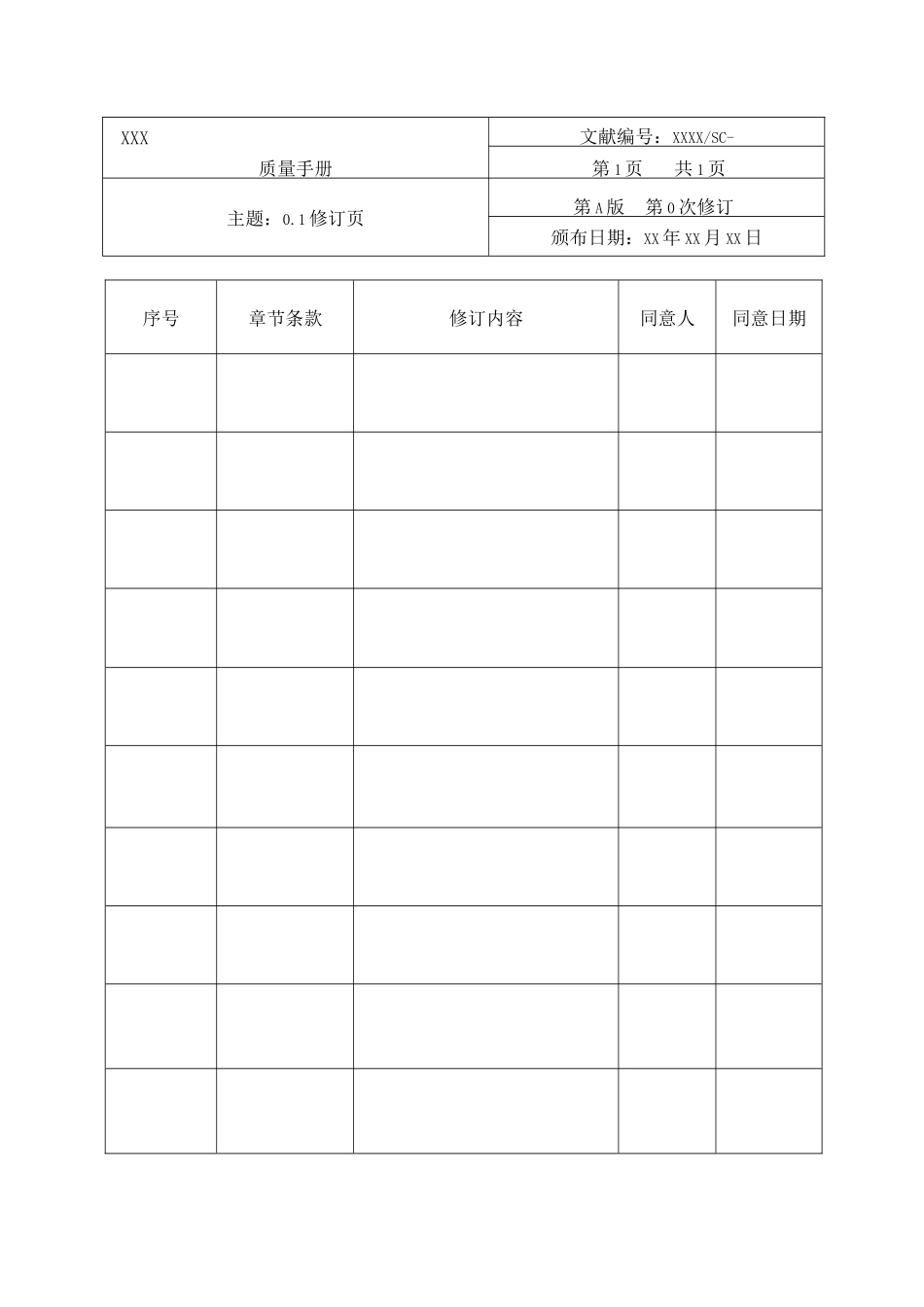 2025年汽车检测检验机构质量手册全册_第1页