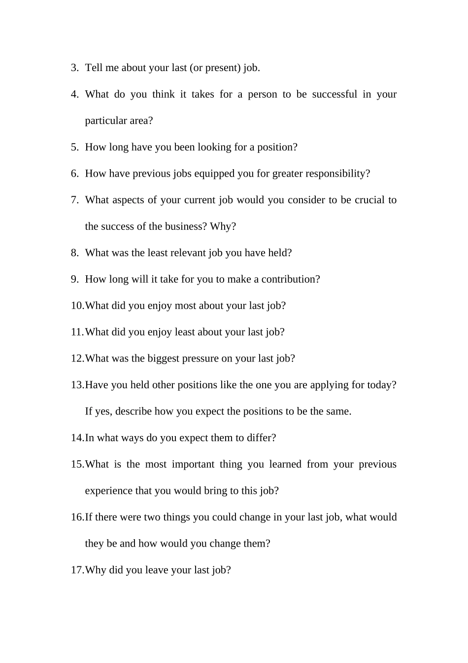 2025年外企面试问题大全_第3页