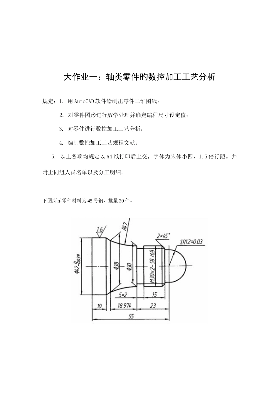 2025年大作业一轴类零件的数控加工工艺分析_第2页