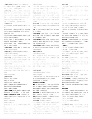 2025年人力资源师考试总结