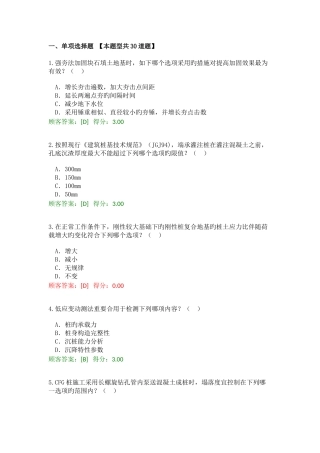 2025年咨询工程师继续教育地基处理