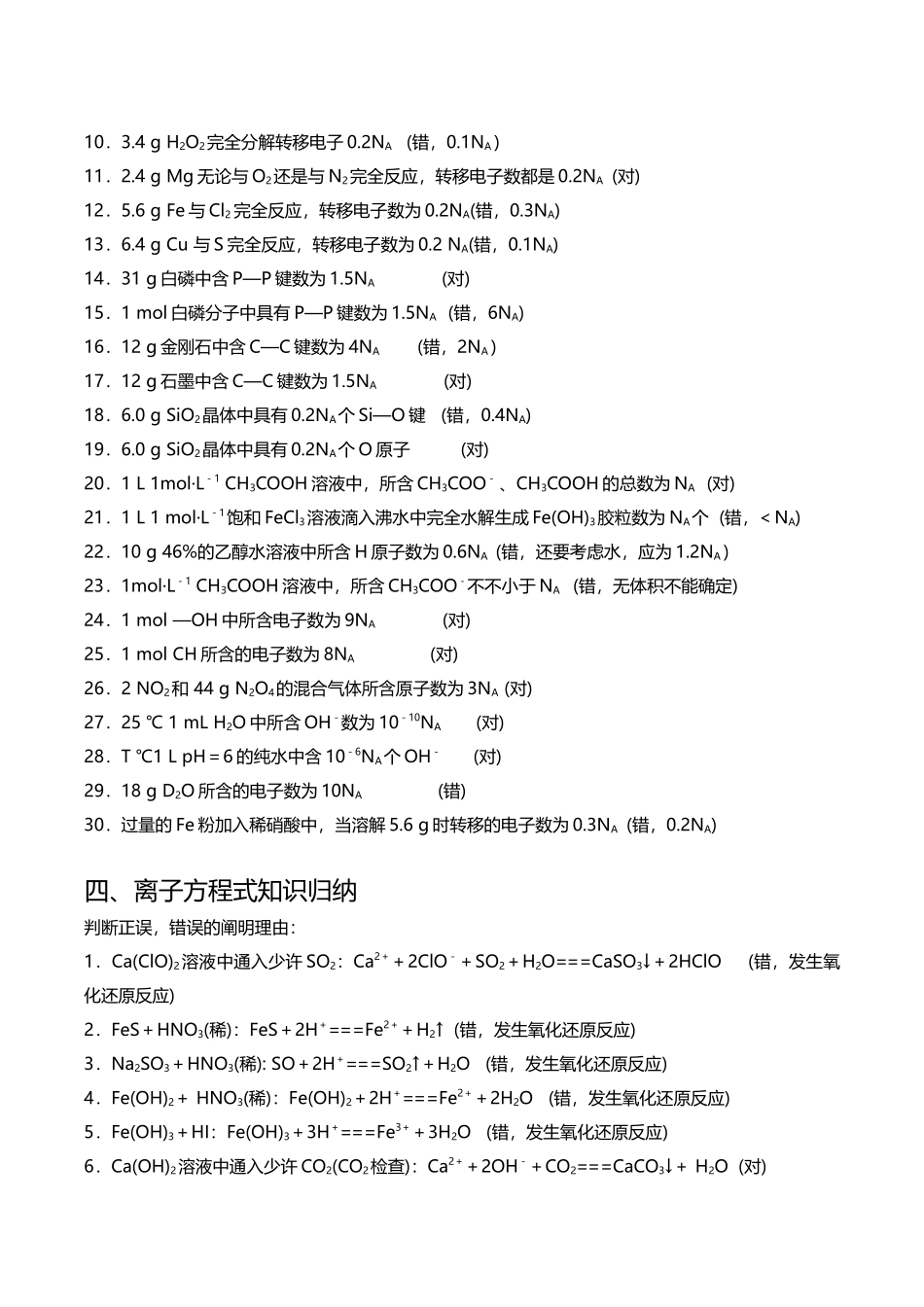 2025年高考化学考前必记知识点整理_第3页
