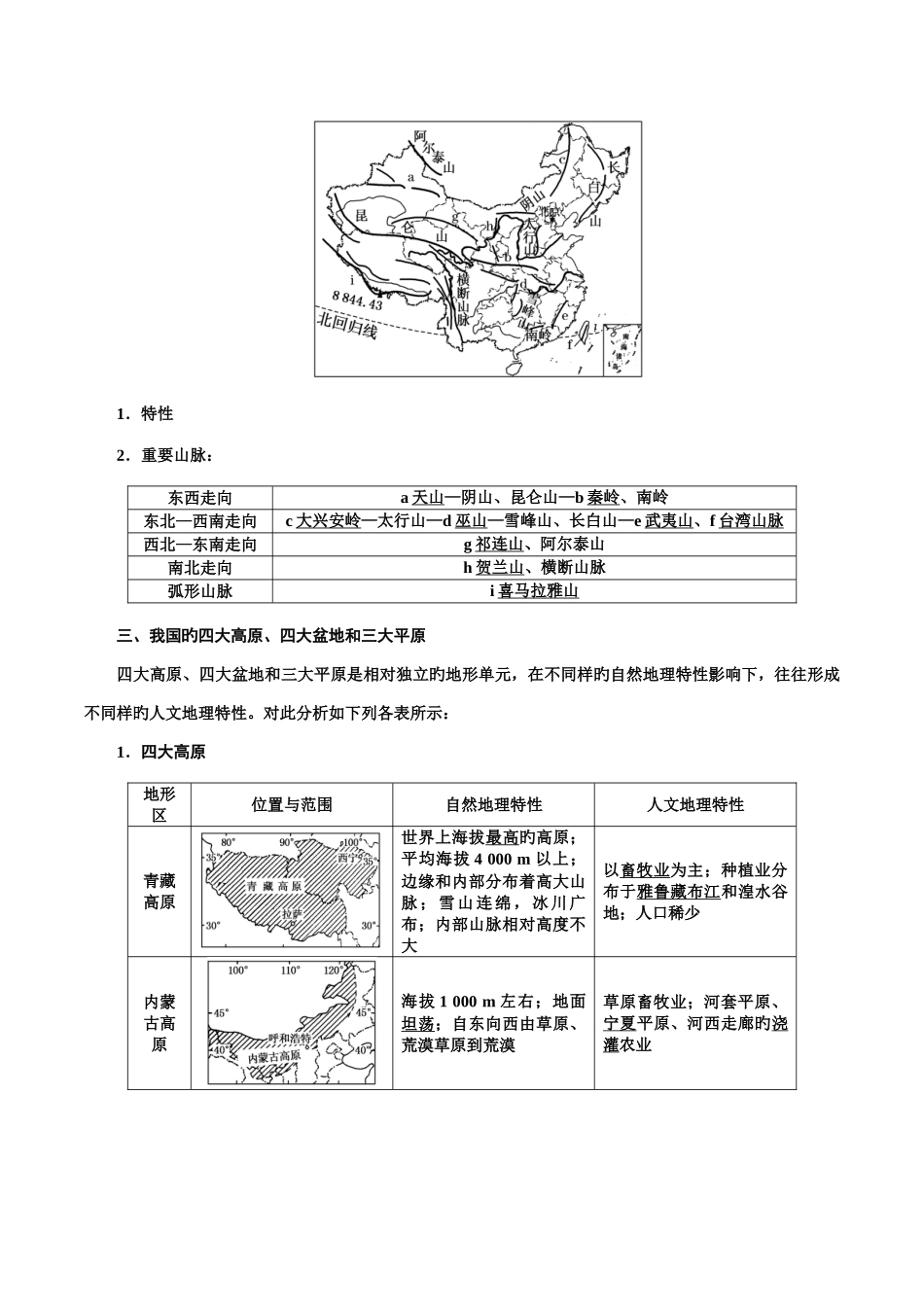 2025年中国地理知识点总结_第2页