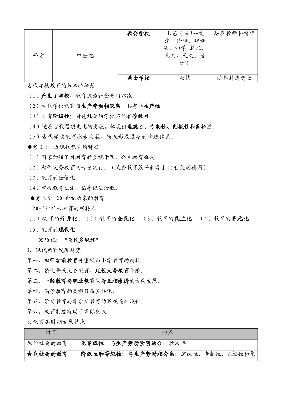 2025年小学教师资格教育知识与能力考试必考知识点_第3页