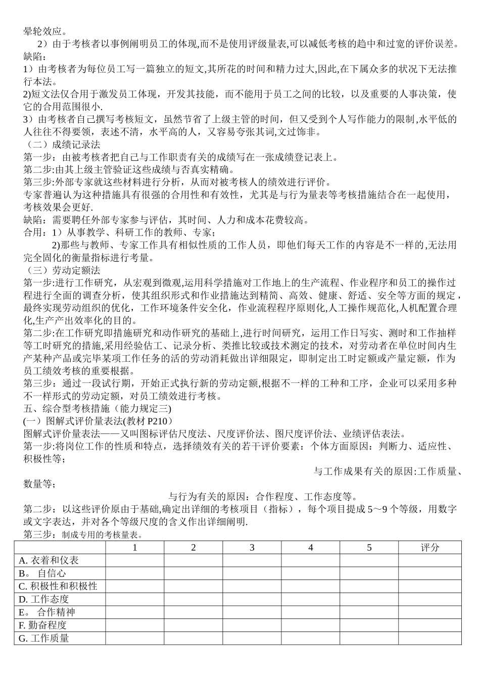 2025年第五章绩效管理重点笔记人力资源管理师二级考试_第3页