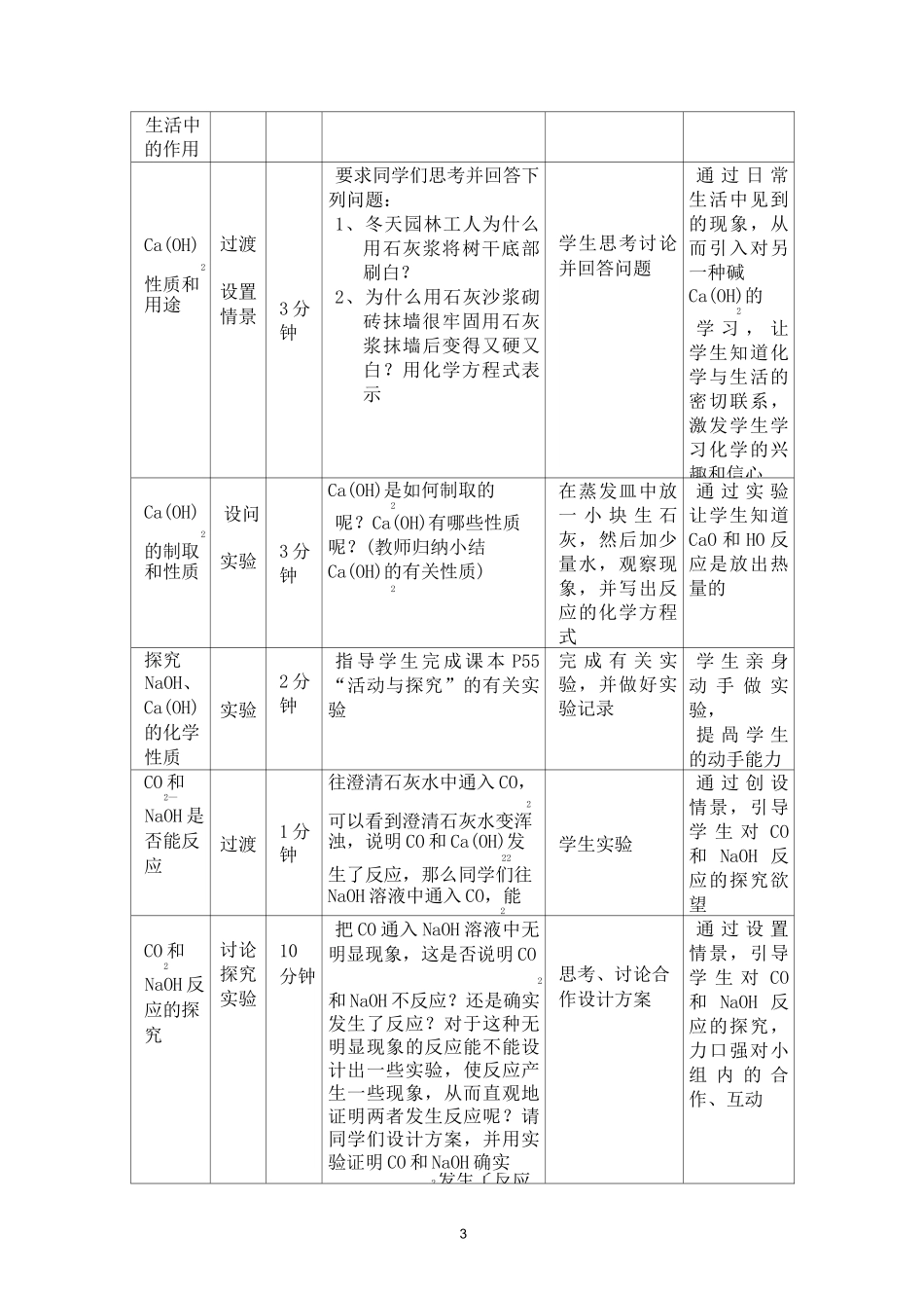 (完整word版)《常见的碱》教学设计_第3页
