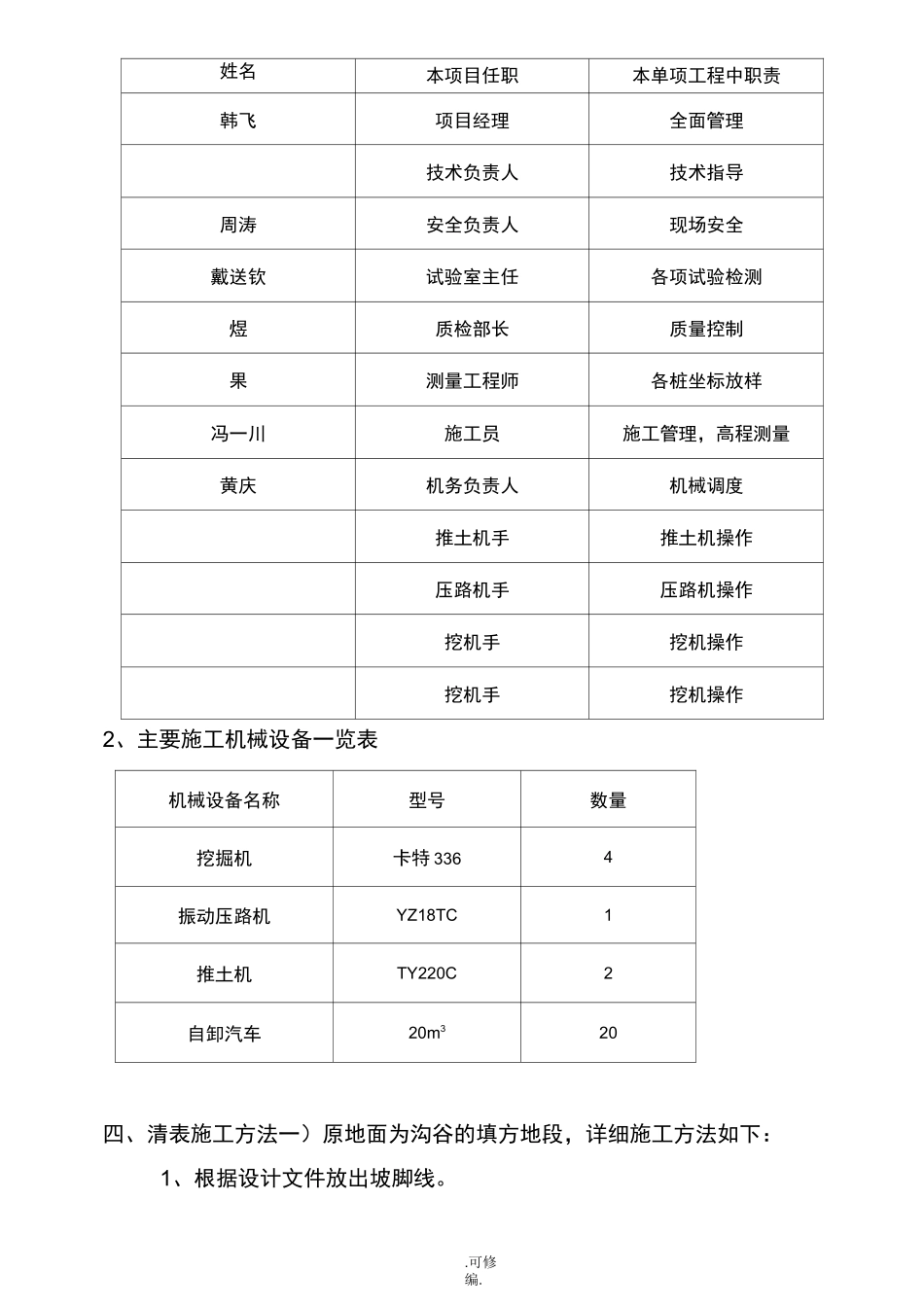 场地清理施工组织设计_第2页