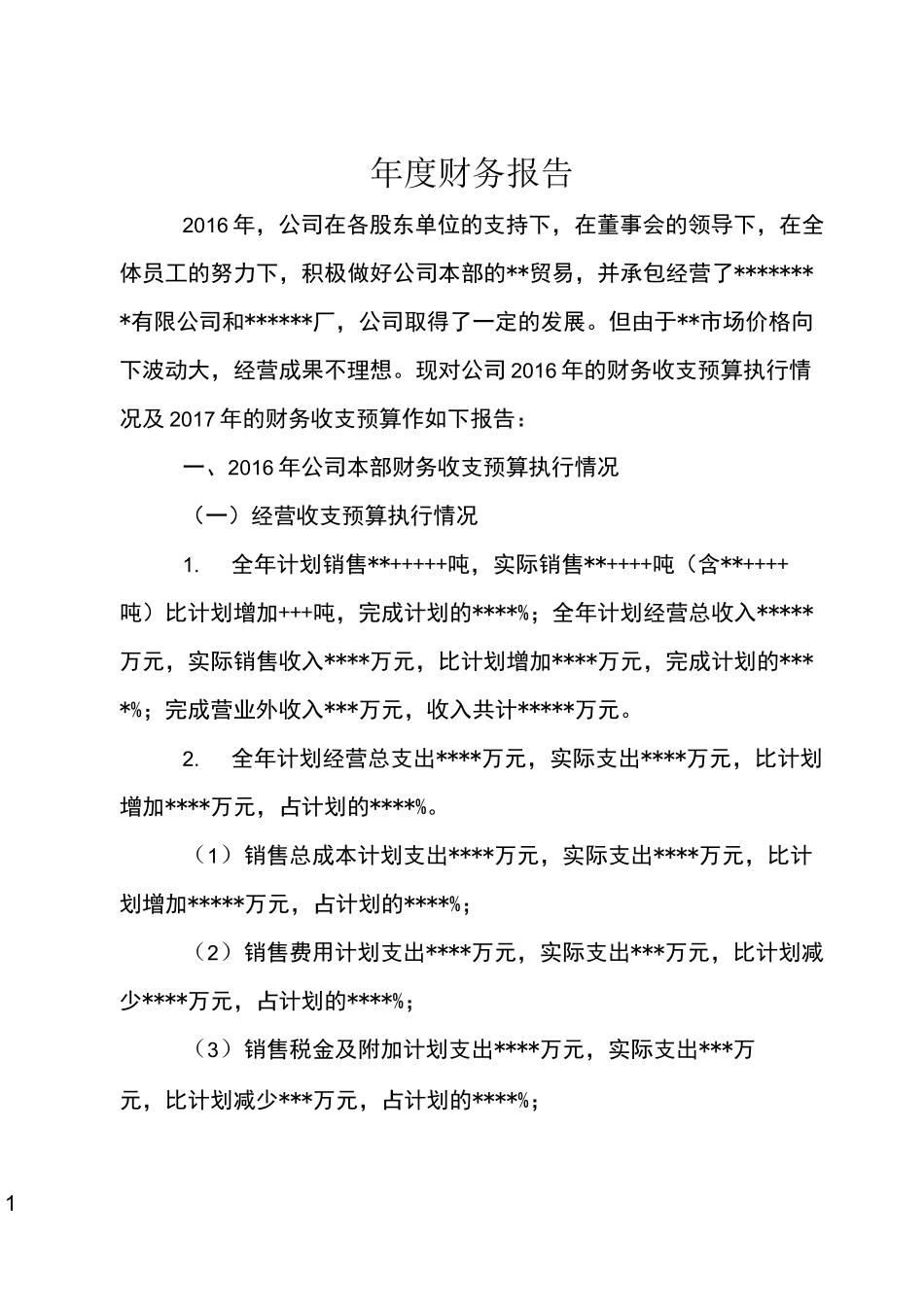 年度财务报告_第1页