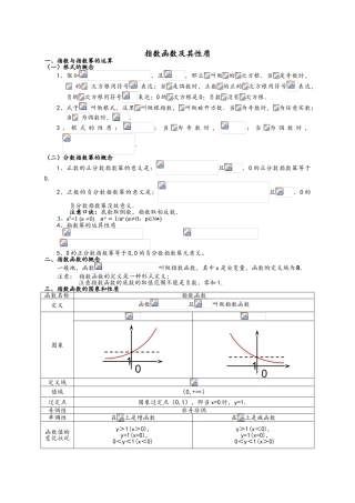2025年基本初等函数知识点