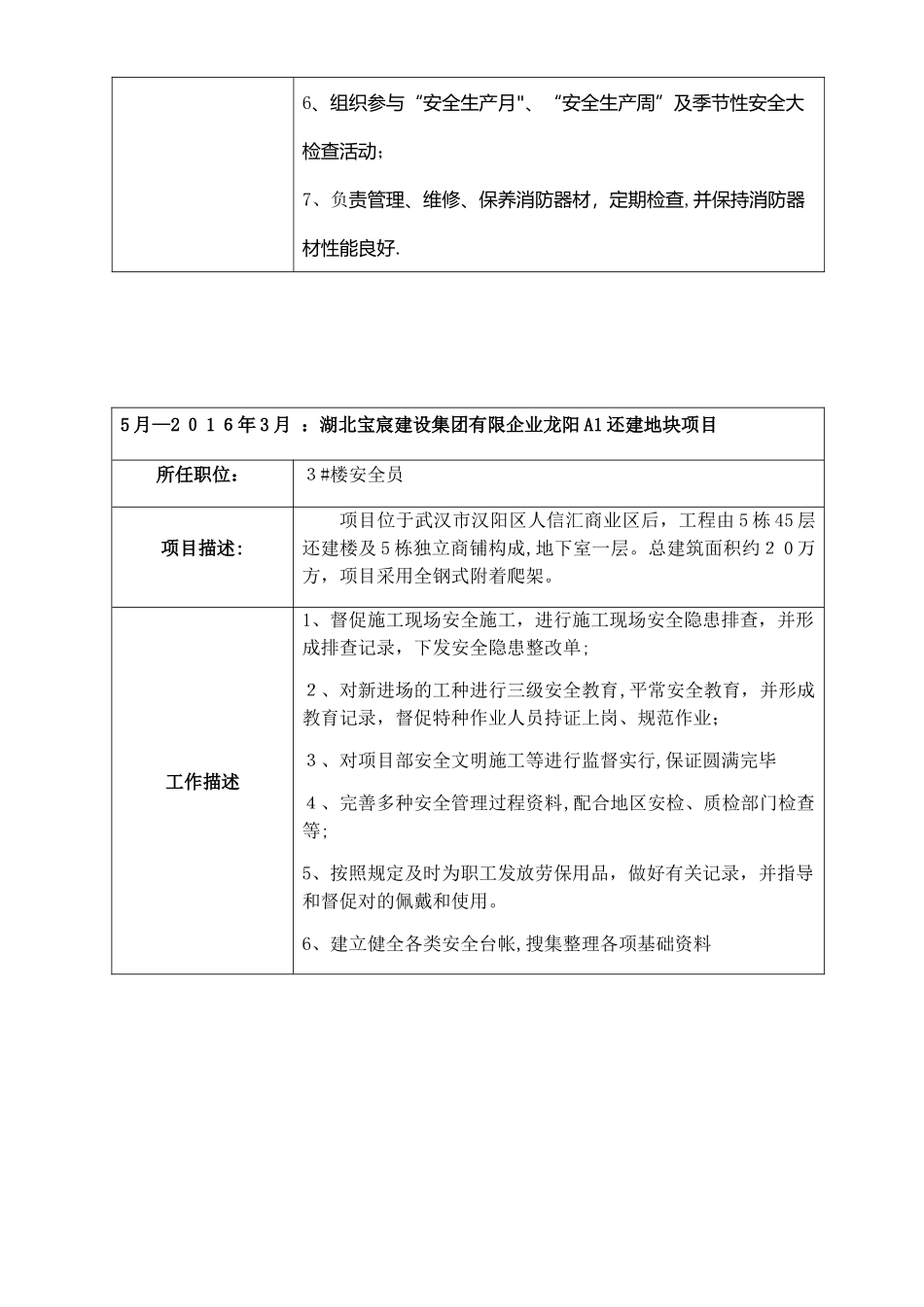 2025年安全员简历_第2页