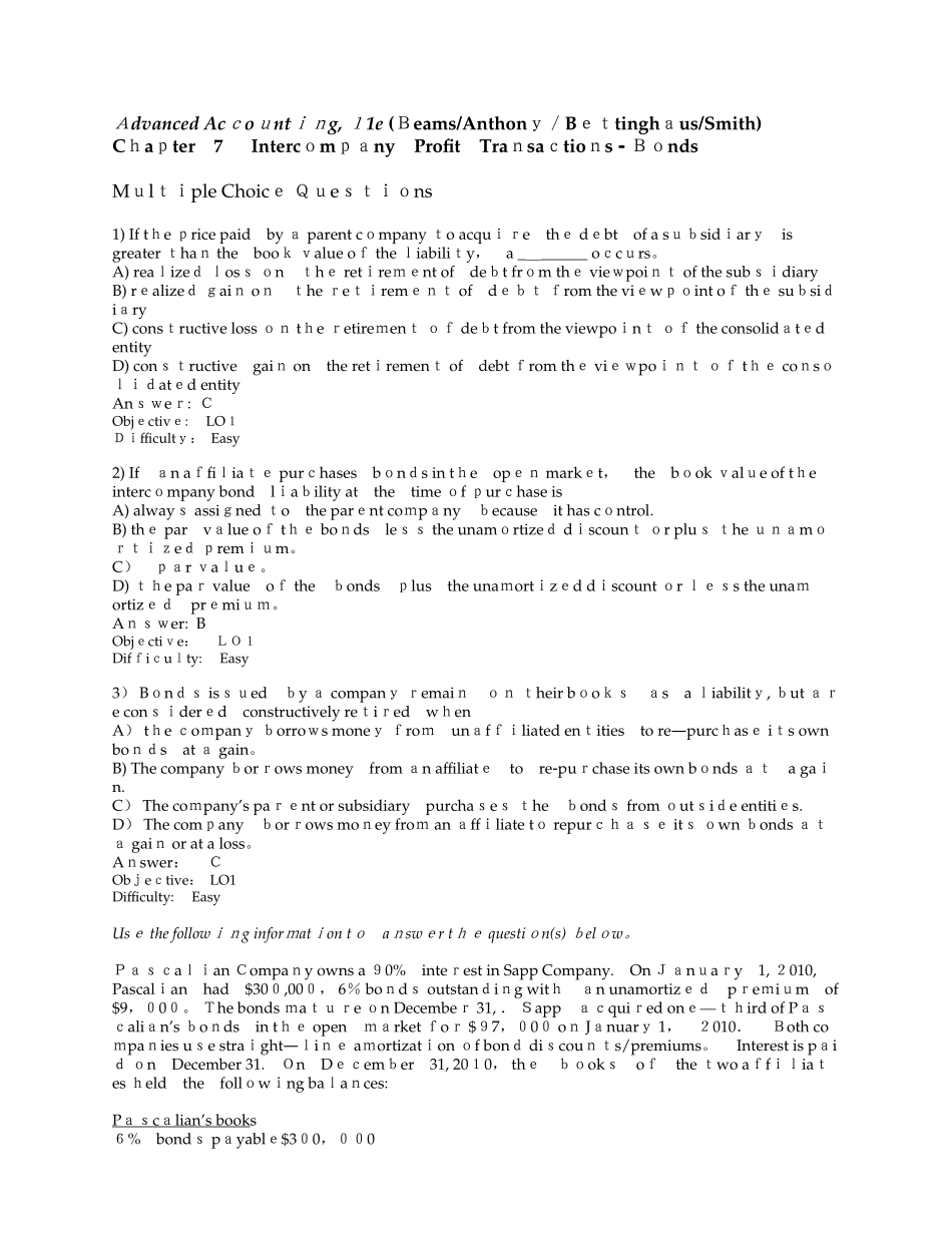 2025年江西财经大学高级财务会计国际学院题库chapter_第1页