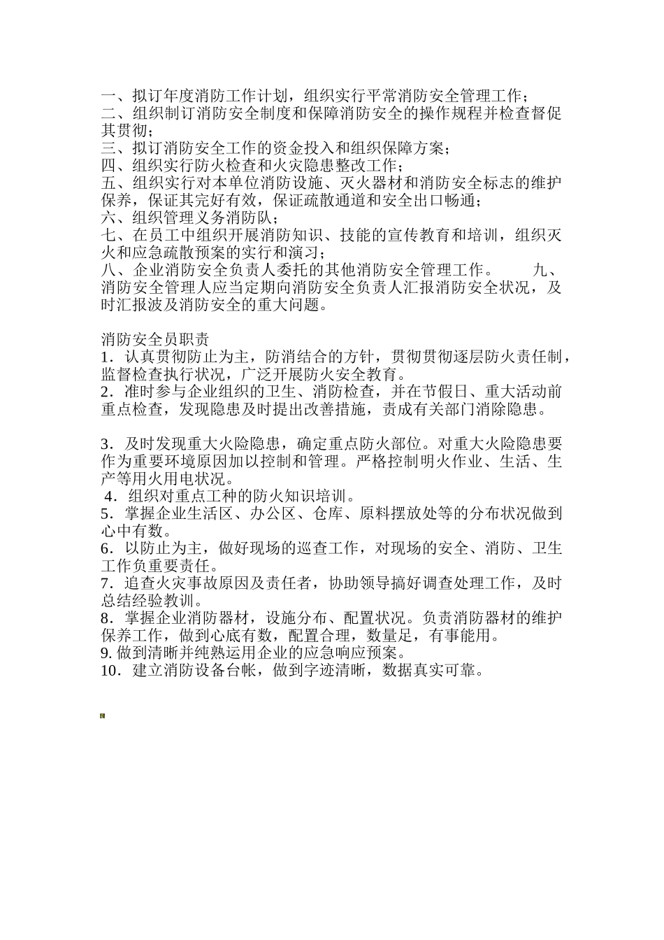 2025年消防安全员岗位职责_第2页