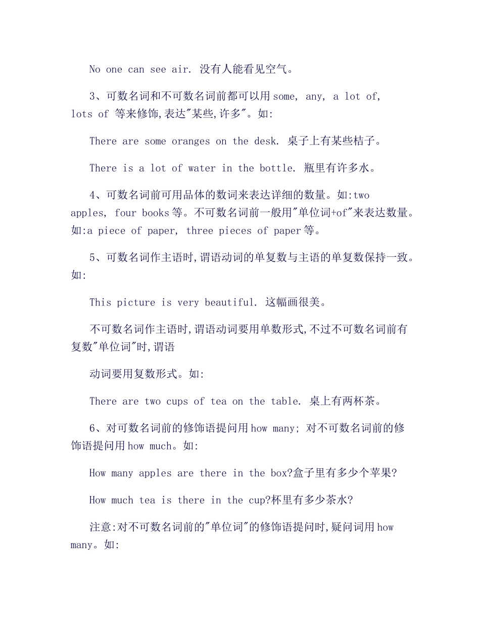 2025年小学英语语法知识点总_第3页