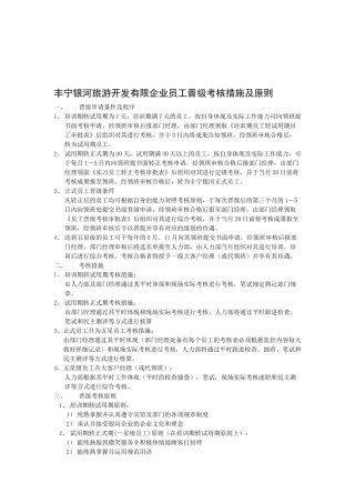 2025年员工晋级考核办法及标准
