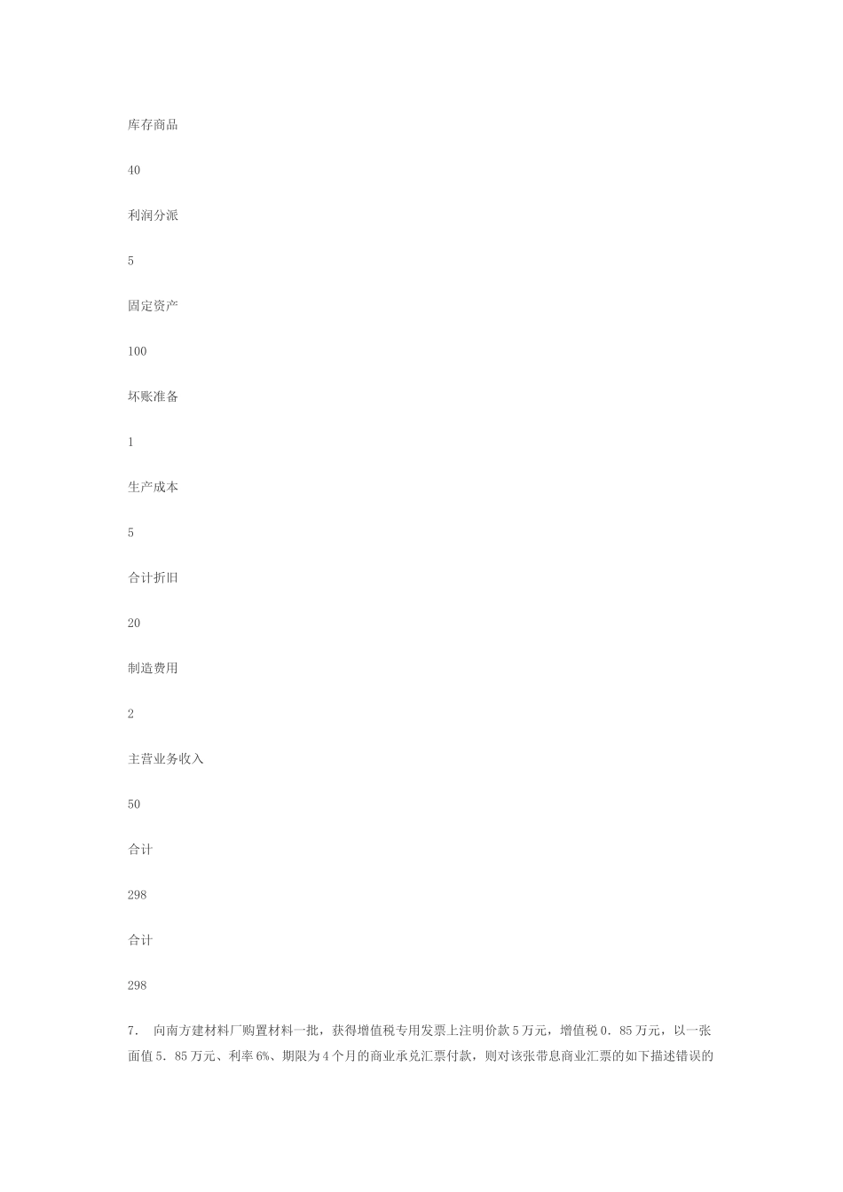 2025年广东深圳会计从业资格考试会计基础试题及答案_第3页