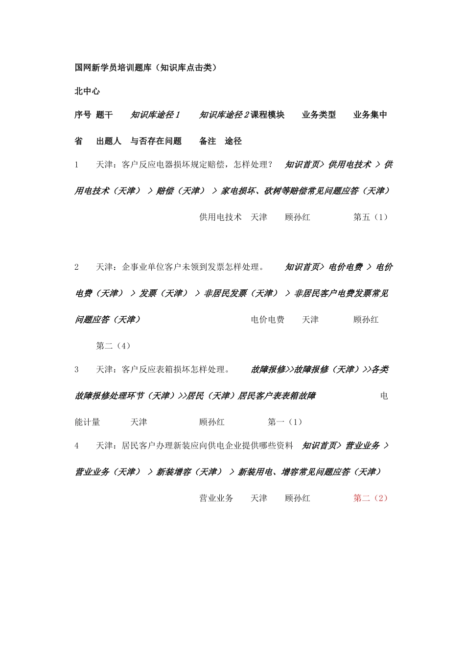 2025年国网新学员培训题库知识库点击类_第1页