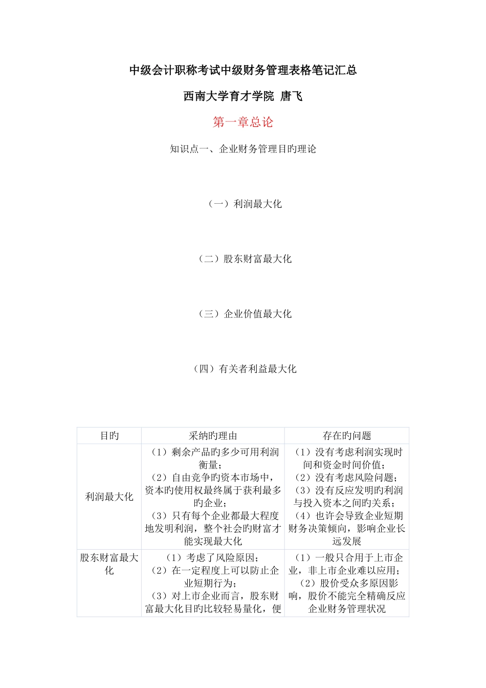 2025年大学中级会计职称重点分析唐飞_第1页