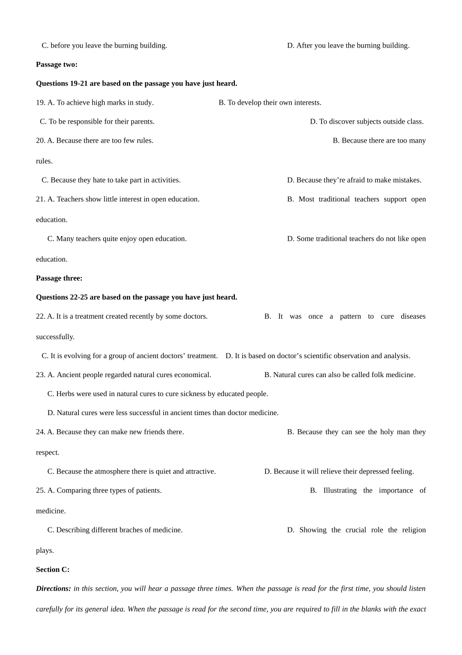 2025年四六级模拟题_第3页