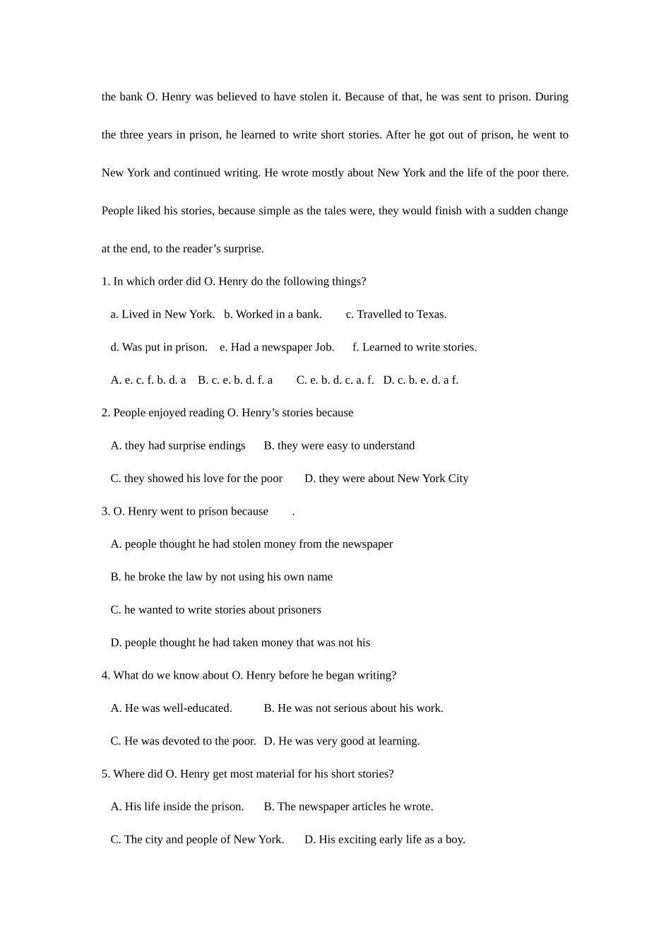 2025年国际沟通英语试题库_第2页